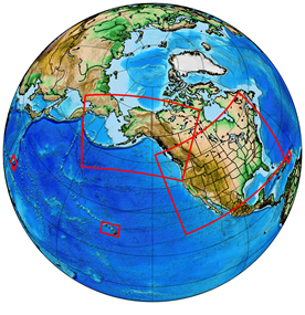 image of globe with RTMA analysis domains